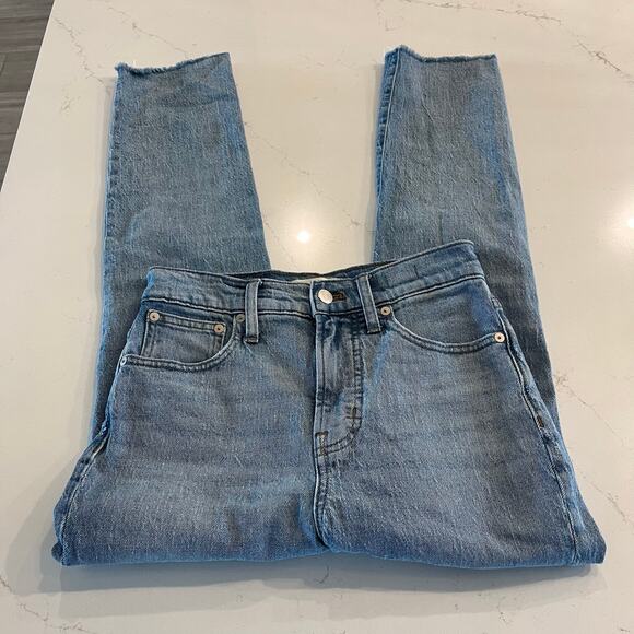 Madewell The Perfect Vintage Crop‎ Jean Rosabelle Wash: Comfort Stretch Edition - Picture 5 of 14